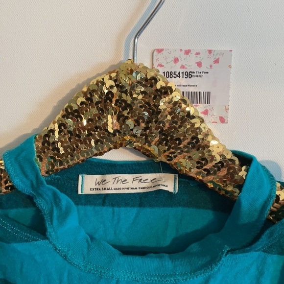 Free People We The Free Jungle Striped Tank Top / Teal - Picture 9 of 13